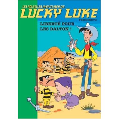 Morris Les Nouvelles Aventures De Lucky Luke. Vol. 7. Liberté Pour Les Dalton ! - Publicité Morris Les Nouvelles Aventures De Lucky Luke. Vol. 7. Liberté Pour Les Dalton ! - Publicité