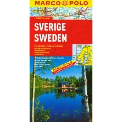 Marco Polo Länderkarte Schweden 1:800.000: Mit Landschaftlich Schönen Strecken Und Sehenswürdigkeiten. Übersichtskarte Zum Ausklappen, Entfernungstabelle, Ortsregister, 6 Citypläne - Publicité Marco Polo Länderkarte Schweden 1:800.000: Mit Landschaftlich Schönen Strecken Und Sehenswürdigkeiten. Übersichtskarte Zum Ausklappen, Entfernungstabelle, Ortsregister, 6 Citypläne - Publicité