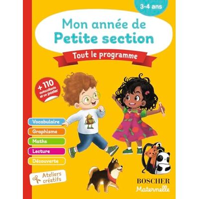 Mathilde Bonin Mon Année De Petite Section, Tout Le Programme : Vocabulaire, Graphisme, Maths, Lecture, Découverte, Ateliers Créatifs : 3-4 Ans - Publicité Mathilde Bonin Mon Année De Petite Section, Tout Le Programme : Vocabulaire, Graphisme, Maths, Lecture, Découverte, Ateliers Créatifs : 3-4 Ans - Publicité