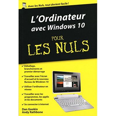 Dan Gookin L'Ordinateur Avec Window 10 Pour Les Nuls - Publicité Dan Gookin L'Ordinateur Avec Window 10 Pour Les Nuls - Publicité