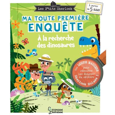 Sandra Lebrun Les P'Tits Sherlock : Ma Toute Première Enquête. A La Recherche Des Dinosaures - Publicité Sandra Lebrun Les P'Tits Sherlock : Ma Toute Première Enquête. A La Recherche Des Dinosaures - Publicité