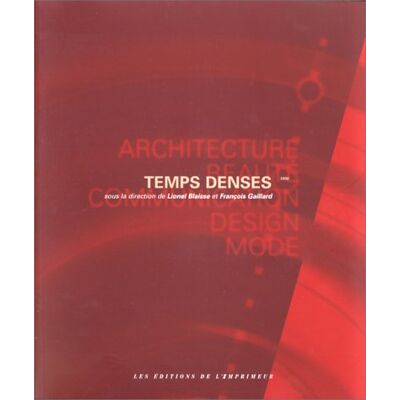 Lionel Blaisse Temps Denses - Publicité Lionel Blaisse Temps Denses - Publicité
