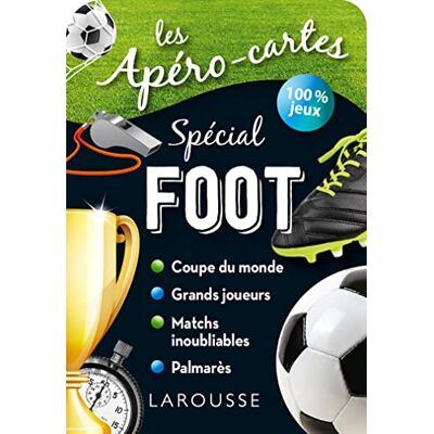 Larousse Les Apéros-Cartes Spécial Foot : 100% Jeux - Publicité Larousse Les Apéros-Cartes Spécial Foot : 100% Jeux - Publicité