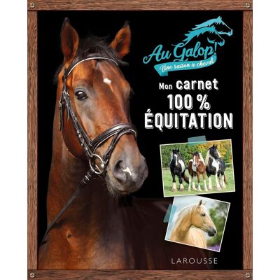 Cécile Tesseyre Au Galop ! Une Saison À Cheval : Mon Carnet 100 % Équitation - Publicité Cécile Tesseyre Au Galop ! Une Saison À Cheval : Mon Carnet 100 % Équitation - Publicité