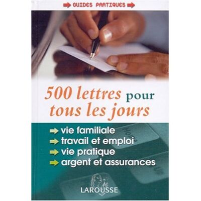 Collectif 500 Lettres Pour Tous Les Jours - Publicité Collectif 500 Lettres Pour Tous Les Jours - Publicité
