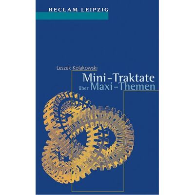 Leszek Kołakowski Mini-Traktate Über Maxi-Themen. Publicité Leszek Kołakowski Mini-Traktate Über Maxi-Themen. Publicité