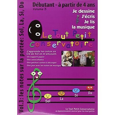 Philippe Kaczmarek Vol3 Je Dessine, J'Écris, Je Lis La Musique: Les Notes Sur La Portée Sol, La, Si, Do - Publicité Philippe Kaczmarek Vol3 Je Dessine, J'Écris, Je Lis La Musique: Les Notes Sur La Portée Sol, La, Si, Do - Publicité