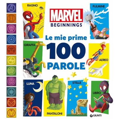 Walt Disney Le Mie Prime 100 Parole. Marvel Beginnings. Ediz. A Colori - Publicité Walt Disney Le Mie Prime 100 Parole. Marvel Beginnings. Ediz. A Colori - Publicité