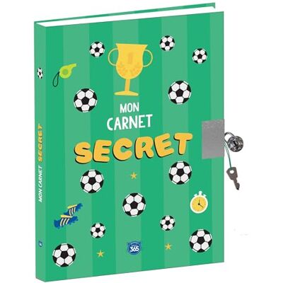 Editions 365 Mon Carnet Secret : Foot - Publicité Editions 365 Mon Carnet Secret : Foot - Publicité