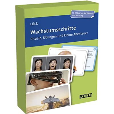 Sabine Lück Wachstumsschritte: Rituale, Übungen Und Kleine Abenteuer In Therapie Und Beratung. Kartenset Mit 60 Bildkarten In Stabiler Box, Kartenformat 9,8 X ... 24-Seitigem Booklet (Beltz Therapiekarten) - Publicité Sabine Lück Wachstumsschritte: Rituale, Übungen Und Kleine Abenteuer In Therapie Und Beratung. Kartenset Mit 60 Bildkarten In Stabiler Box, Kartenformat 9,8 X ... 24-Seitigem Booklet (Beltz Therapiekarten) - Publicité
