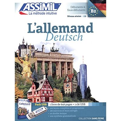 L'Allemand : Pack Usb : Débutants & Faux Débutants, Niveau Atteint B2 - Publicité L'Allemand : Pack Usb : Débutants & Faux Débutants, Niveau Atteint B2 - Publicité
