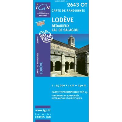 Lodève Bédarieux 1 : 25 000: Ign2643ot - Publicité Lodève Bédarieux 1 : 25 000: Ign2643ot - Publicité
