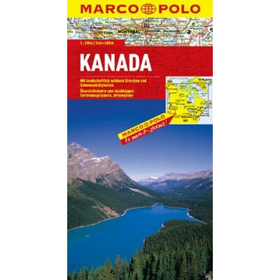 Marco Polo Kontinentalkarte Kanada 1:4 Mio.: Mit Landschaftlich Schönen Strecken Und Sehenswürdigkeiten. Übersichtskarte Zum Ausklappen, Entfernungstabelle, Ortsregister - Publicité Marco Polo Kontinentalkarte Kanada 1:4 Mio.: Mit Landschaftlich Schönen Strecken Und Sehenswürdigkeiten. Übersichtskarte Zum Ausklappen, Entfernungstabelle, Ortsregister - Publicité