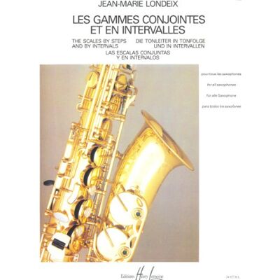 Jean-Marie Londeix Gammes Conjointes Et En Intervalles - Publicité Jean-Marie Londeix Gammes Conjointes Et En Intervalles - Publicité