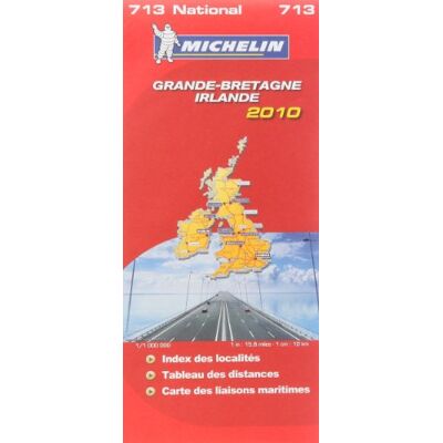 Michelin Grande-Bretagne Irlande : 1/1 000 000 - Publicité Michelin Grande-Bretagne Irlande : 1/1 000 000 - Publicité