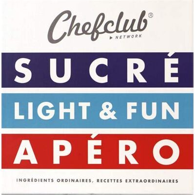 Coffret Chefclub : Sucré, Light & Fun, Apéro : Ingrédients Ordinaires, Recettes Extraordinaires - Publicité Coffret Chefclub : Sucré, Light & Fun, Apéro : Ingrédients Ordinaires, Recettes Extraordinaires - Publicité