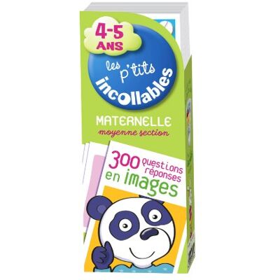 Play Bac Les P'Tits Incollables, Maternelle Moyenne Section, 4-5 Ans : 300 Questions-Réponses En Images - Publicité Play Bac Les P'Tits Incollables, Maternelle Moyenne Section, 4-5 Ans : 300 Questions-Réponses En Images - Publicité