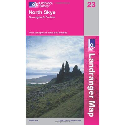 Ordnance Survey North Skye, Dunvegan & Portree 1 : 50 000 (Os Landranger Map) - Publicité Ordnance Survey North Skye, Dunvegan & Portree 1 : 50 000 (Os Landranger Map) - Publicité