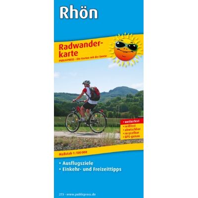 Publicpress Radwanderkarte Rhön: Mit Ausflugszielen, Einkehr- Und Freizeittipps, Reissfest, Wetterfest, Gps-Genau. 1:100000: Mit Ausflugszielen, Einkehr- & ... Wetterfest, Reissfest, Abwischbar, Gps-Genau - Publicité Publicpress Radwanderkarte Rhön: Mit Ausflugszielen, Einkehr- Und Freizeittipps, Reissfest, Wetterfest, Gps-Genau. 1:100000: Mit Ausflugszielen, Einkehr- & ... Wetterfest, Reissfest, Abwischbar, Gps-Genau - Publicité