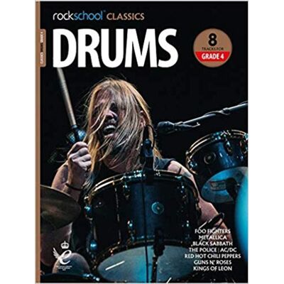 Various Rockschool Classics Drums Grade 4 (2018): With Audio-Online - Publicité Various Rockschool Classics Drums Grade 4 (2018): With Audio-Online - Publicité