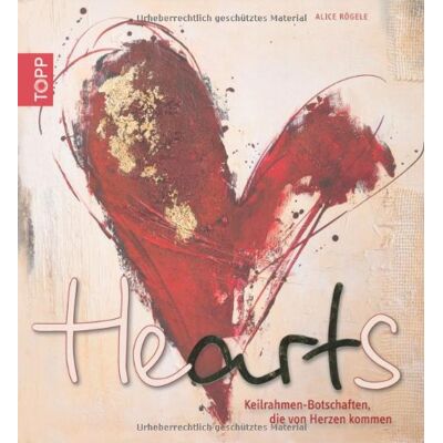 Alice Rögele Hearts: Keilrahmen-Botschaften, Die Von Herzen Kommen - Publicité Alice Rögele Hearts: Keilrahmen-Botschaften, Die Von Herzen Kommen - Publicité