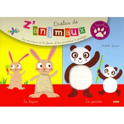 Collectif Drôles De Z'Animaux À Toucher : Les Animaux De La Ferme Et Les Animaux À Protéger - Publicité Collectif Drôles De Z'Animaux À Toucher : Les Animaux De La Ferme Et Les Animaux À Protéger - Publicité