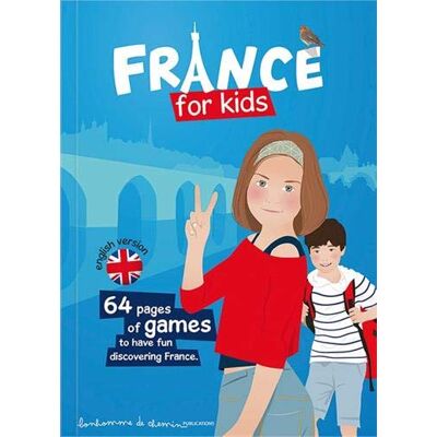 Collectif France For Kids : 64 Pages Of Games To Have Fun Discovering France - Publicité Collectif France For Kids : 64 Pages Of Games To Have Fun Discovering France - Publicité