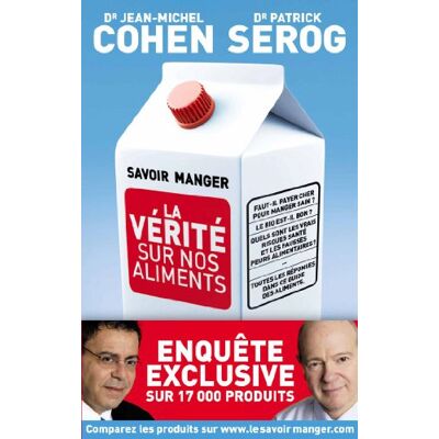 Jean-Michel Cohen Savoir Manger : La Vérité Sur Nos Aliments - Publicité Jean-Michel Cohen Savoir Manger : La Vérité Sur Nos Aliments - Publicité