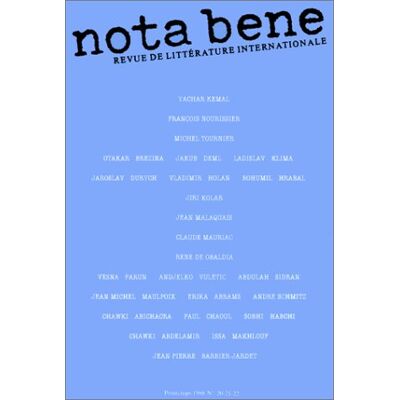 Collectif Nota Bene N 20/21/22 (Revues) - Publicité Collectif Nota Bene N 20/21/22 (Revues) - Publicité