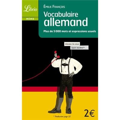 Emilie François Vocabulaire Allemand - Publicité Emilie François Vocabulaire Allemand - Publicité