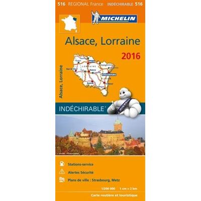 Alsace Et Lorraine 17516 Carte Michelin Kaart 2016 - Publicité Alsace Et Lorraine 17516 Carte Michelin Kaart 2016 - Publicité