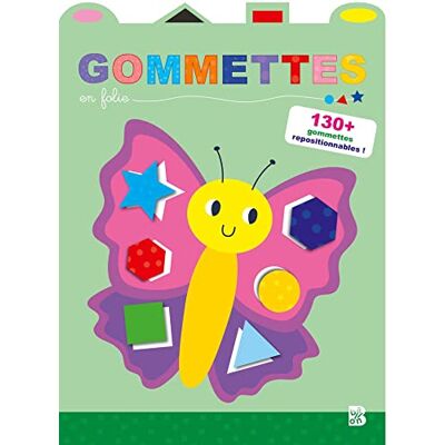 Ballon Gommettes En Folie : Papillon : 130 + Gommettes Repositionnables ! - Publicité Ballon Gommettes En Folie : Papillon : 130 + Gommettes Repositionnables ! - Publicité
