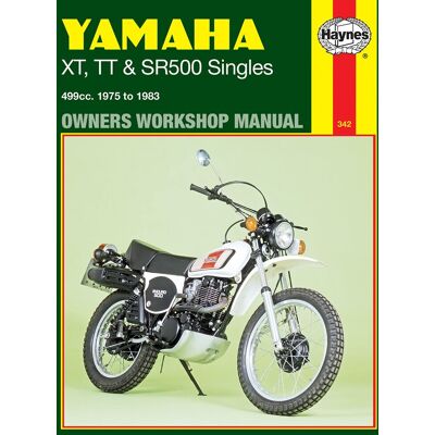 John Haynes Yamaha Xt, Tt, And Sr 500 Singles Owners Workshop Manual, No. 342: '75-'83 (Haynes Manuals) - Publicité John Haynes Yamaha Xt, Tt, And Sr 500 Singles Owners Workshop Manual, No. 342: '75-'83 (Haynes Manuals) - Publicité