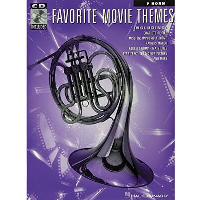 Various Favorite Movie Themes For French Horn Hn Book/cd - Publicité Various Favorite Movie Themes For French Horn Hn Book/cd - Publicité