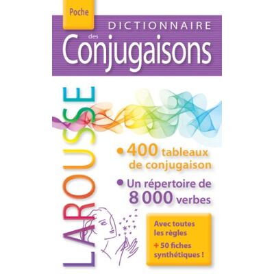 Larousse Dictionnaire De Conjugaison - Publicité Larousse Dictionnaire De Conjugaison - Publicité