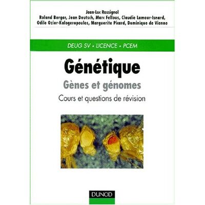 Collectif Génétique : Gènes Et Génomes, Cours Et Questions De Révision : Deug Sv, Licence, Pcem - Publicité Collectif Génétique : Gènes Et Génomes, Cours Et Questions De Révision : Deug Sv, Licence, Pcem - Publicité