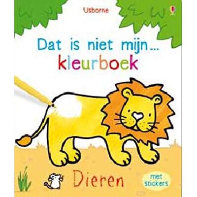 Usborne Dat Is Niet Mijn... Kleurboek: Dieren - Publicité Usborne Dat Is Niet Mijn... Kleurboek: Dieren - Publicité