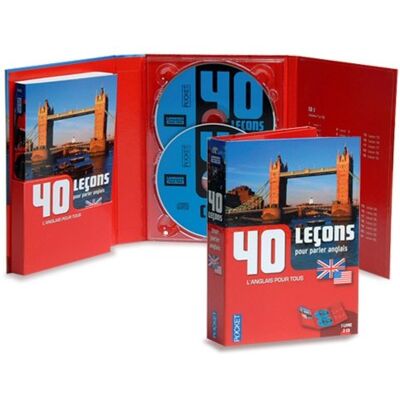 Collectif 40 Leçons Pour Parler Anglais : L'Anglais Pour Tous - Publicité Collectif 40 Leçons Pour Parler Anglais : L'Anglais Pour Tous - Publicité