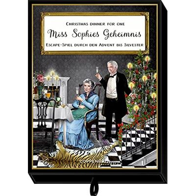 Susan Niessen Schachtelspiel: Christmas Dinner For One – Miss Sophies Geheimnis – Escape-Spiel Durch Den Advent Bis Silvester - Publicité Susan Niessen Schachtelspiel: Christmas Dinner For One – Miss Sophies Geheimnis – Escape-Spiel Durch Den Advent Bis Silvester - Publicité