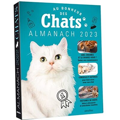Play Bac Au Bonheur Des Chats : Almanach 2023 : Pour Tous Les Chamoureux - Publicité Play Bac Au Bonheur Des Chats : Almanach 2023 : Pour Tous Les Chamoureux - Publicité