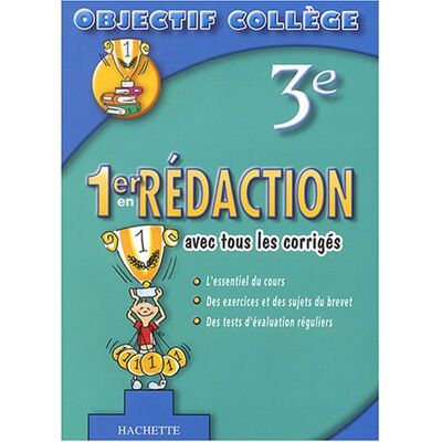 1Er En Redaction 1er En Rédaction, 3e : Avec Tous Les Corrigés : L'Essentiel Du Cours, Des Exercices Et Des Sujets Du Brevet, Des Tests D'Évaluation Réguliers - Publicité 1Er En Redaction 1er En Rédaction, 3e : Avec Tous Les Corrigés : L'Essentiel Du Cours, Des Exercices Et Des Sujets Du Brevet, Des Tests D'Évaluation Réguliers - Publicité