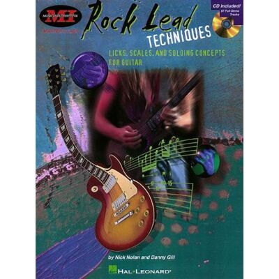 Various Musicians Institute Rock Lead Techniques Tab Book/cd - Publicité Various Musicians Institute Rock Lead Techniques Tab Book/cd - Publicité