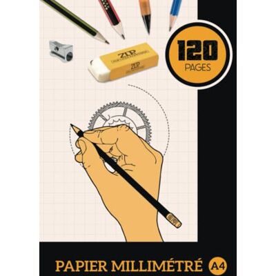 Papeterie, Zoe Luxe Papier Millimétré A4: Carnet De Feuilles À Dessin 120 Pages 21x27.9 Cm Millimétré Pour Enfant Et Adulte - Publicité Papeterie, Zoe Luxe Papier Millimétré A4: Carnet De Feuilles À Dessin 120 Pages 21x27.9 Cm Millimétré Pour Enfant Et Adulte - Publicité