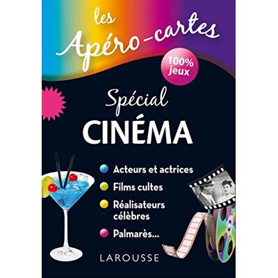 Larousse Les Apéro-Cartes Spécial Cinéma - Publicité Larousse Les Apéro-Cartes Spécial Cinéma - Publicité