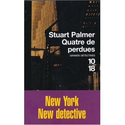 Stuart Palmer Quatre De Perdues - Publicité Stuart Palmer Quatre De Perdues - Publicité