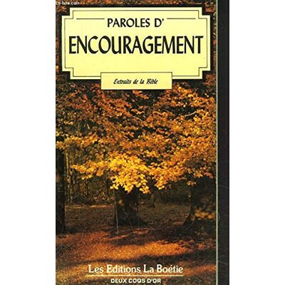 Collectif Paroles D'Encouragement : Extraits De La Bible - Publicité Collectif Paroles D'Encouragement : Extraits De La Bible - Publicité