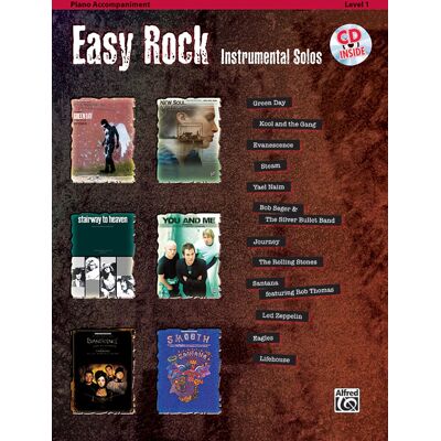 Various Easy Rock Instrumental Solos Klavierbegleitung, Buch/cd: Piano Accompaniment (Incl. Cd) - Publicité Various Easy Rock Instrumental Solos Klavierbegleitung, Buch/cd: Piano Accompaniment (Incl. Cd) - Publicité