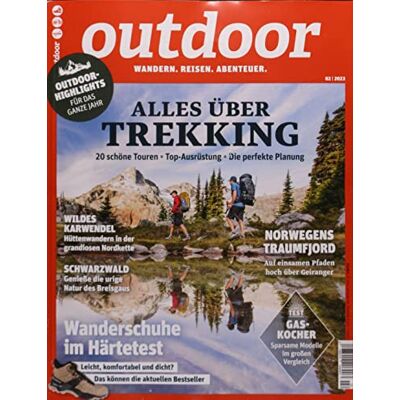 Outdoor 2/2023 Alles Über Trekking - Publicité Outdoor 2/2023 Alles Über Trekking - Publicité