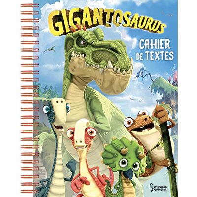 Larousse Gigantosaurus : Cahier De Textes - Publicité Larousse Gigantosaurus : Cahier De Textes - Publicité