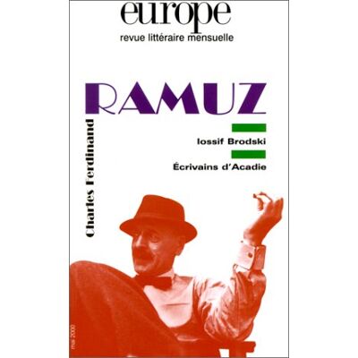Collectif Europe, N° 853. Charles Ferdinand Ramuz - Publicité Collectif Europe, N° 853. Charles Ferdinand Ramuz - Publicité